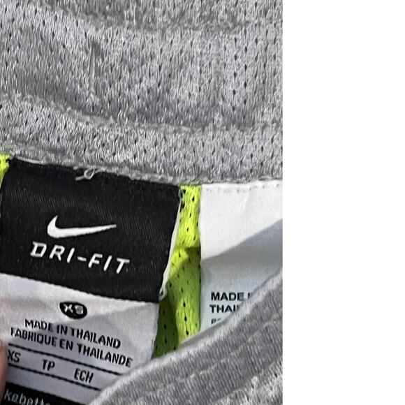 Nike Black Lime Green Gray Training Shorts Womans XS - Picture 3 of 3